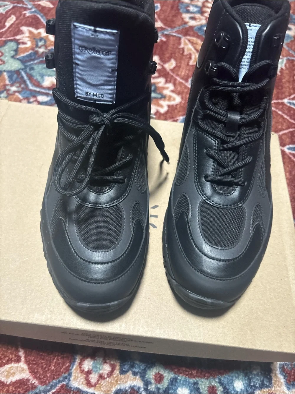 MCQ by Alexander Mac Queen Men’s Black   GR9 Grow up boots size euro 42